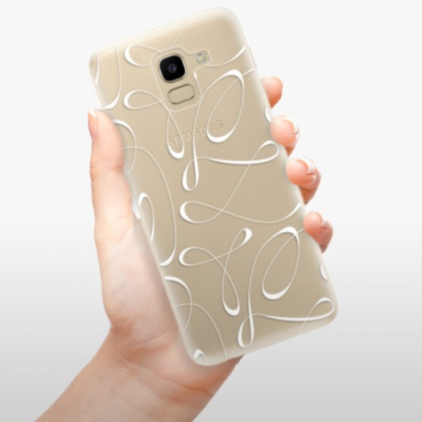 Silikonové pouzdro iSaprio - Samsung Galaxy J6 - Fancy white