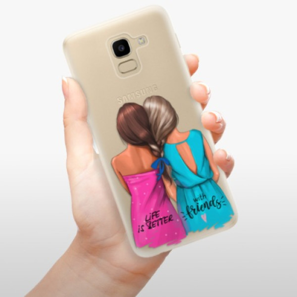 Silikonové pouzdro iSaprio - Samsung Galaxy J6 - Best Friends