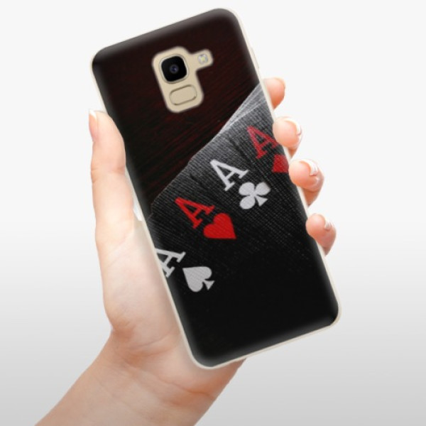 Silikonové pouzdro iSaprio - Samsung Galaxy J6 - Poker