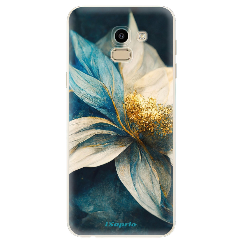 Odolné silikonové pouzdro iSaprio - Blue Petals - Samsung Galaxy J6