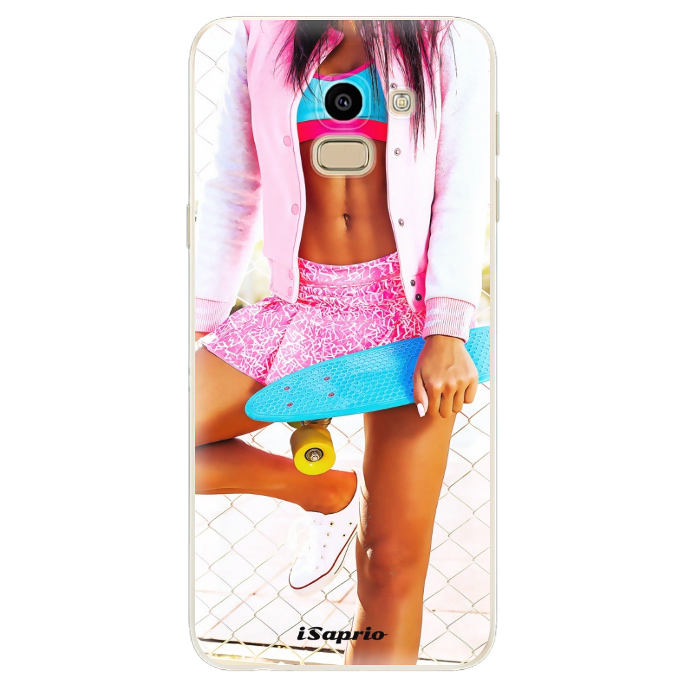 Odolné silikonové pouzdro iSaprio - Skate girl 01 - Samsung Galaxy J6