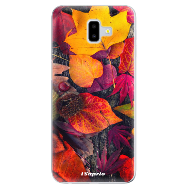 Odolné silikonové pouzdro iSaprio - Autumn Leaves 03 - Samsung Galaxy J6+