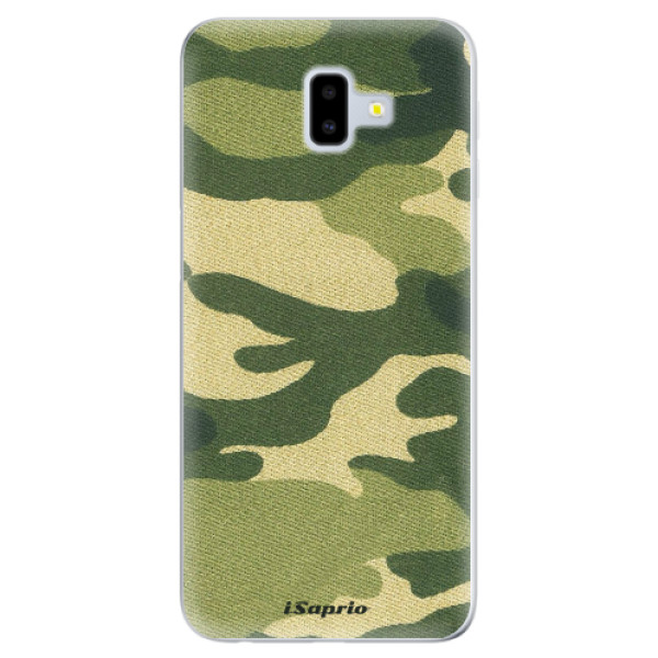 Odolné silikonové pouzdro iSaprio - Green Camuflage 01 - Samsung Galaxy J6+
