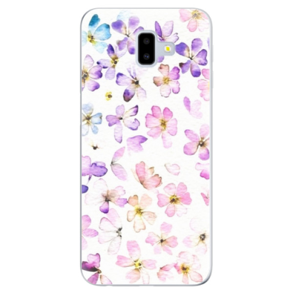 Odolné silikonové pouzdro iSaprio - Wildflowers - Samsung Galaxy J6+