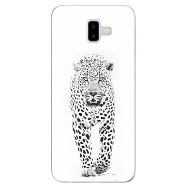 Odolné silikonové pouzdro iSaprio - White Jaguar - Samsung Galaxy J6+