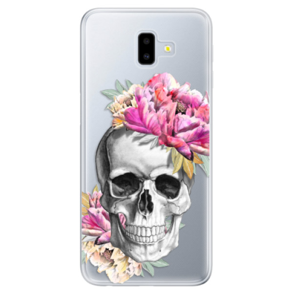 Odolné silikonové pouzdro iSaprio - Pretty Skull - Samsung Galaxy J6+