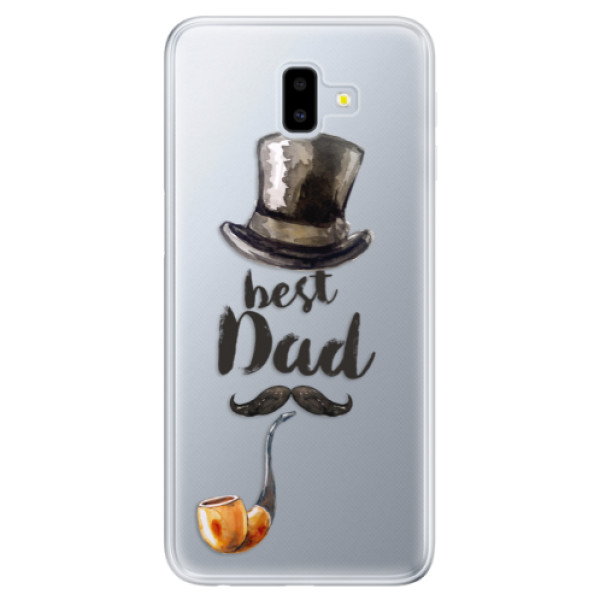 Odolné silikonové pouzdro iSaprio - Best Dad - Samsung Galaxy J6+