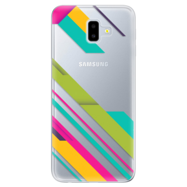 Odolné silikonové pouzdro iSaprio - Color Stripes 03 - Samsung Galaxy J6+