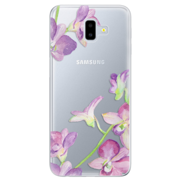 Odolné silikonové pouzdro iSaprio - Purple Orchid - Samsung Galaxy J6+
