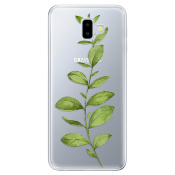 Odolné silikonové pouzdro iSaprio - Green Plant 01 - Samsung Galaxy J6+