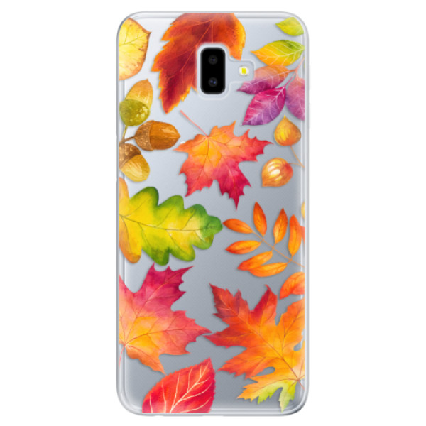 Odolné silikonové pouzdro iSaprio - Autumn Leaves 01 - Samsung Galaxy J6+