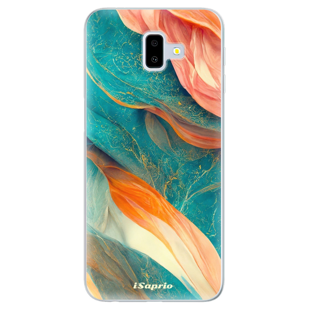 Odolné silikonové pouzdro iSaprio - Abstract Marble - Samsung Galaxy J6+