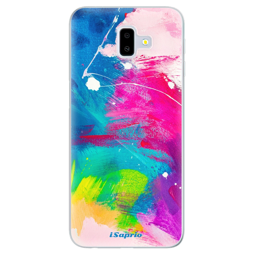 Odolné silikonové pouzdro iSaprio - Abstract Paint 03 - Samsung Galaxy J6+