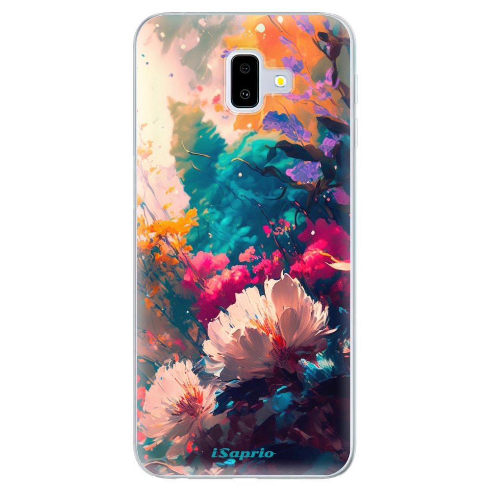 Odolné silikonové pouzdro iSaprio - Flower Design - Samsung Galaxy J6+
