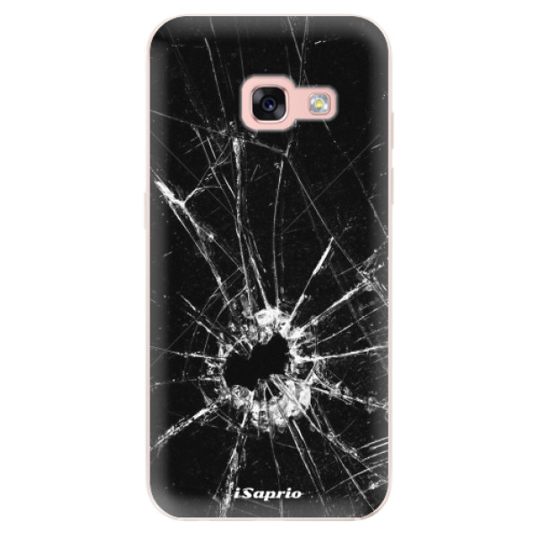Silikonové odolné pouzdro iSaprio - Broken Glass 10 na mobil Samsung Galaxy A3 2017 (Silikonový kryt, obal, pouzdro iSaprio - Broken Glass 10 na mobilní telefon Samsung Galaxy A3 2017)