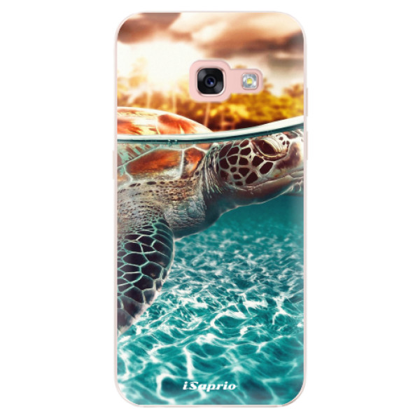 Silikonové odolné pouzdro iSaprio - Turtle 01 na mobil Samsung Galaxy A3 2017 (Silikonový kryt, obal, pouzdro iSaprio - Turtle 01 na mobilní telefon Samsung Galaxy A3 2017)