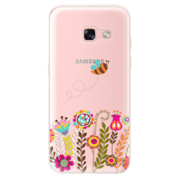 Silikonové odolné pouzdro iSaprio - Bee 01 na mobil Samsung Galaxy A3 2017 (Silikonový kryt, obal, pouzdro iSaprio - Bee 01 na mobilní telefon Samsung Galaxy A3 2017)