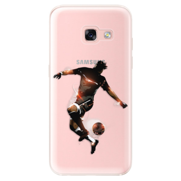 Silikonové odolné pouzdro iSaprio - Fotball 01 na mobil Samsung Galaxy A3 2017 (Silikonový kryt, obal, pouzdro iSaprio - Fotball 01 na mobilní telefon Samsung Galaxy A3 2017)