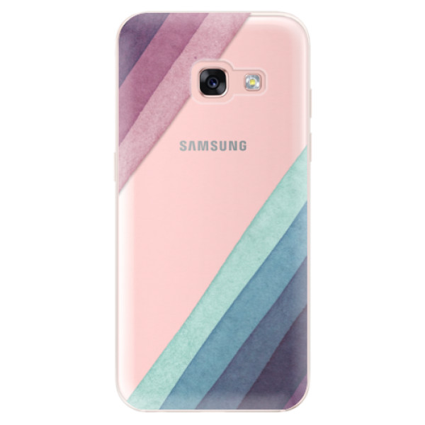 Odolné silikonové pouzdro iSaprio - Glitter Stripes 01 - Samsung Galaxy A3 2017