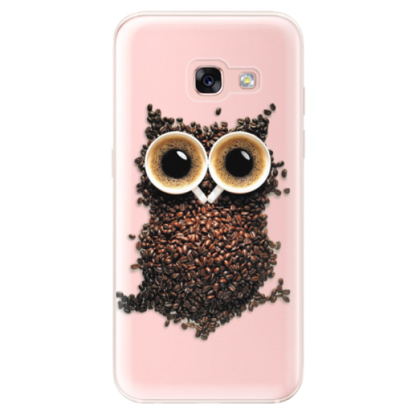 Odolné silikonové pouzdro iSaprio - Owl And Coffee - Samsung Galaxy A3 2017