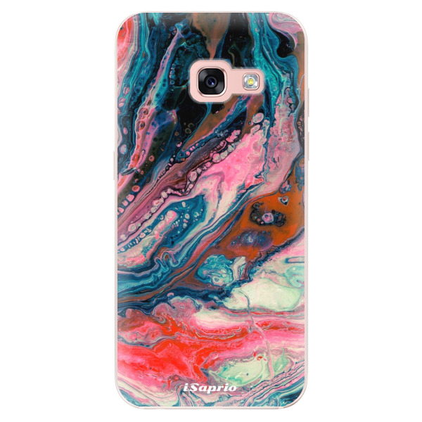 Odolné silikonové pouzdro iSaprio - Abstract Paint 01 - Samsung Galaxy A3 2017