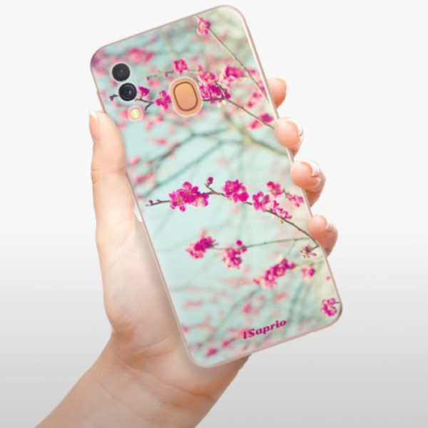 Silikonové pouzdro iSaprio - Samsung Galaxy A40 - Blossom 01