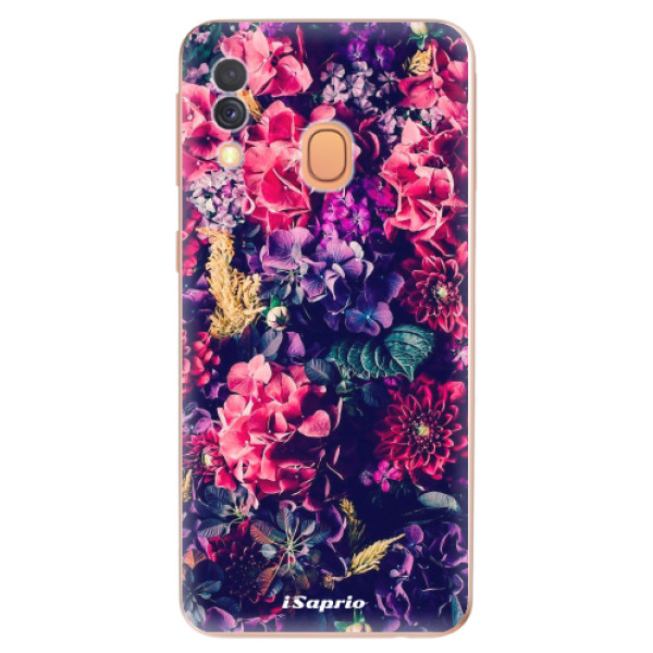 Silikonové odolné pouzdro iSaprio - Flowers 10 na mobil Samsung Galaxy A40 (Silikonový kryt, obal, pouzdro iSaprio - Flowers 10 na mobilní telefon Samsung Galaxy A40)