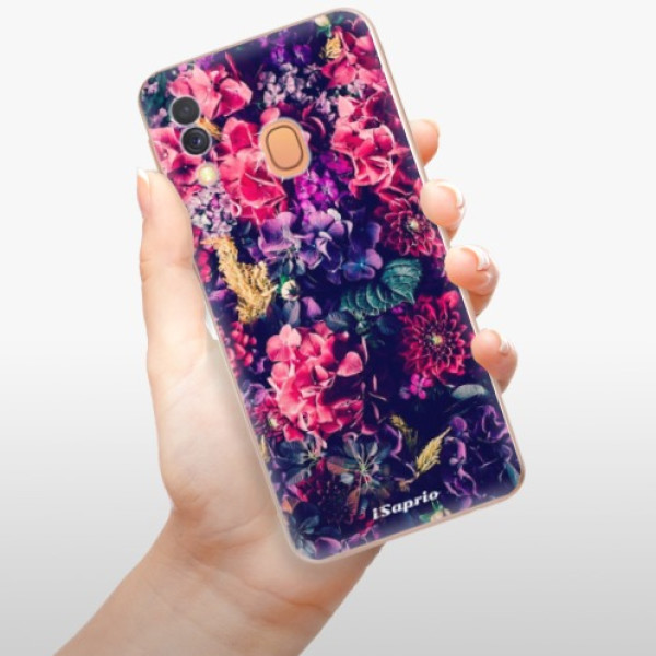 Silikonové pouzdro iSaprio - Samsung Galaxy A40 - Flowers 10