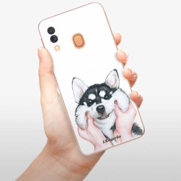 Silikonové pouzdro iSaprio - Samsung Galaxy A40 - Malamute 01