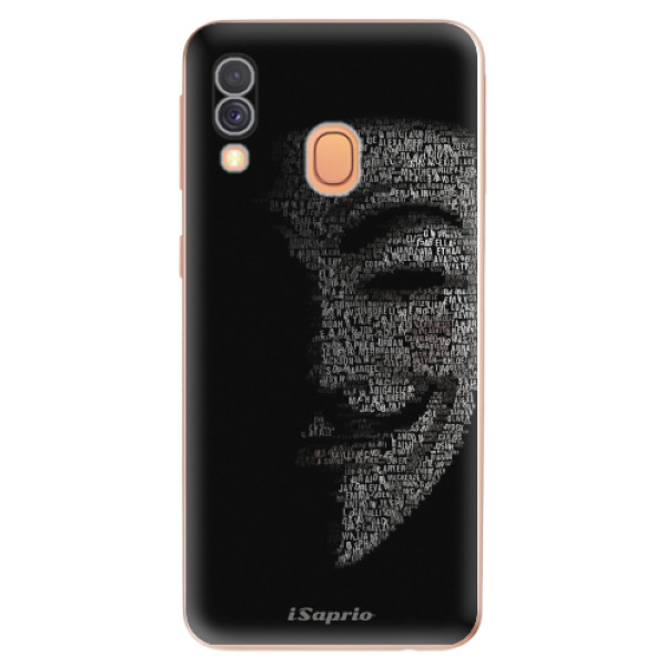 Silikonové odolné pouzdro iSaprio - Vendeta 10 na mobil Samsung Galaxy A40 (Silikonový kryt, obal, pouzdro iSaprio - Vendeta 10 na mobilní telefon Samsung Galaxy A40)