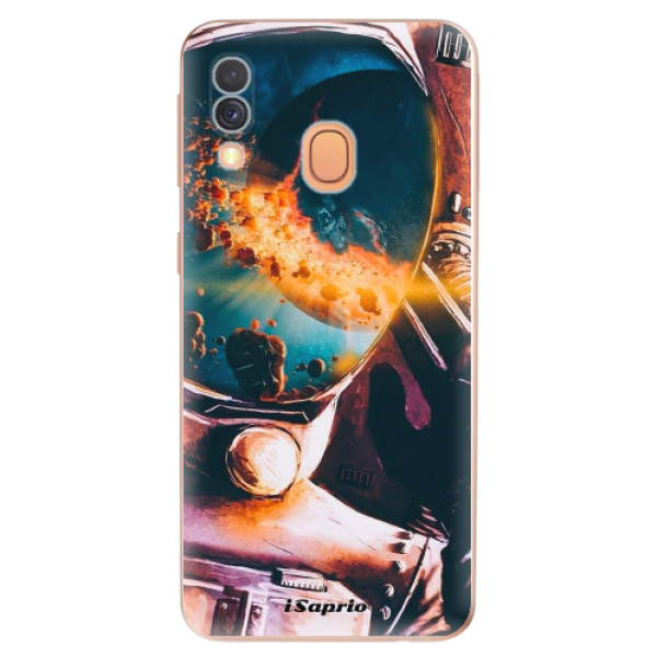 Silikonové odolné pouzdro iSaprio - Astronaut 01 na mobil Samsung Galaxy A40 (Silikonový kryt, obal, pouzdro iSaprio - Astronaut 01 na mobilní telefon Samsung Galaxy A40)