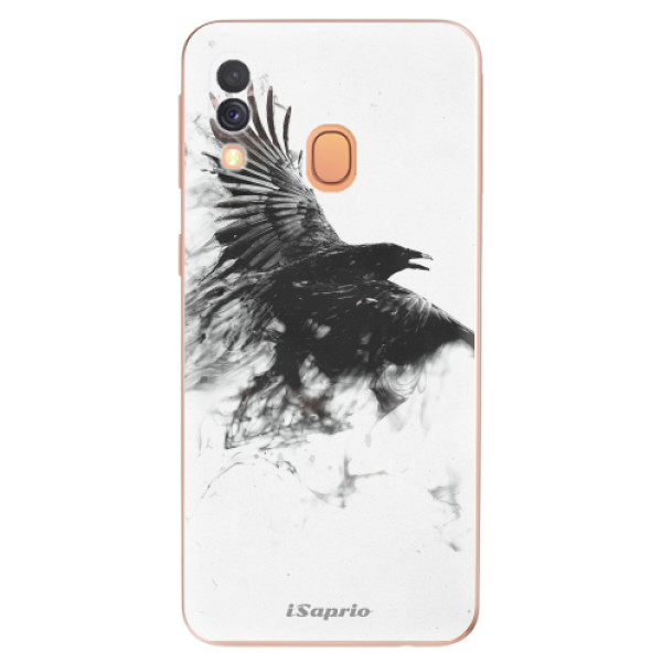 Odolné silikonové pouzdro iSaprio - Dark Bird 01 - Samsung Galaxy A40