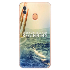 Silikonové pouzdro iSaprio - Samsung Galaxy A40 - Beginning
