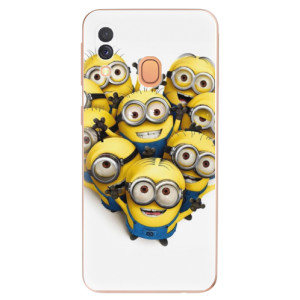 Silikonové pouzdro iSaprio - Samsung Galaxy A40 - Mimons 01