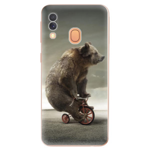 Silikonové pouzdro iSaprio - Samsung Galaxy A40 - Bear 01