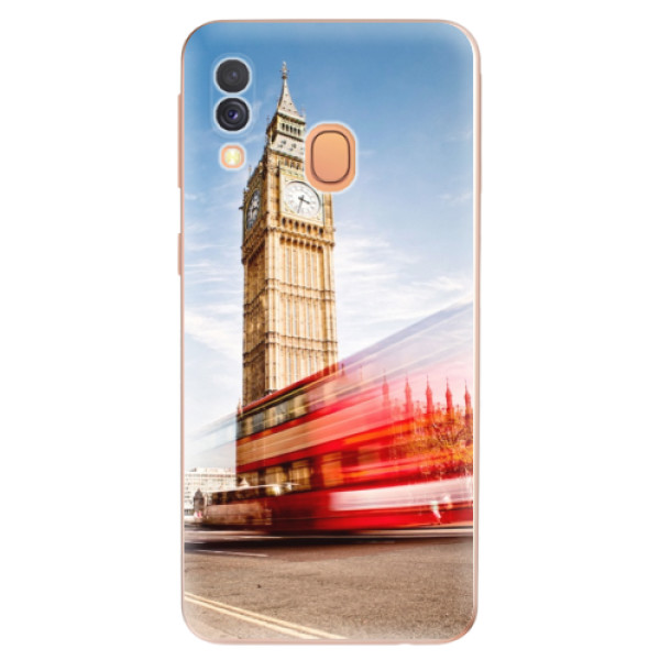 Silikonové odolné pouzdro iSaprio - London 01 na mobil Samsung Galaxy A40 (Silikonový kryt, obal, pouzdro iSaprio - London 01 na mobilní telefon Samsung Galaxy A40)