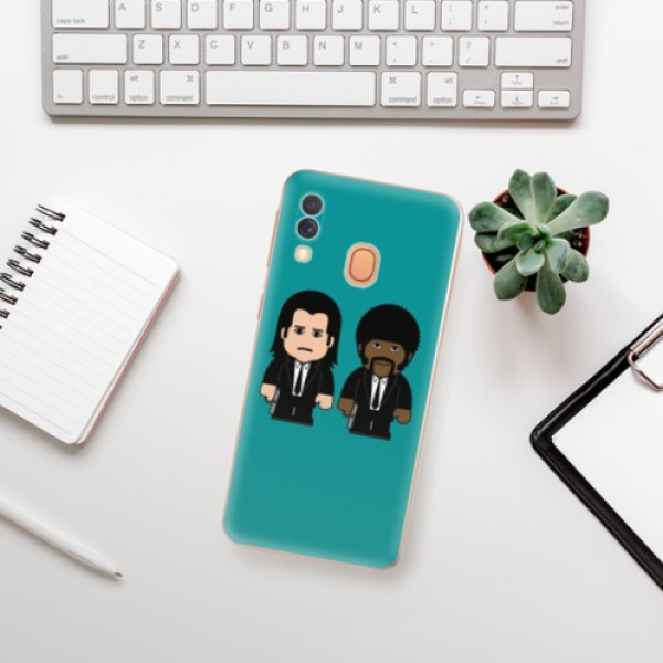 Silikonové pouzdro iSaprio - Samsung Galaxy A40 - Pulp Fiction