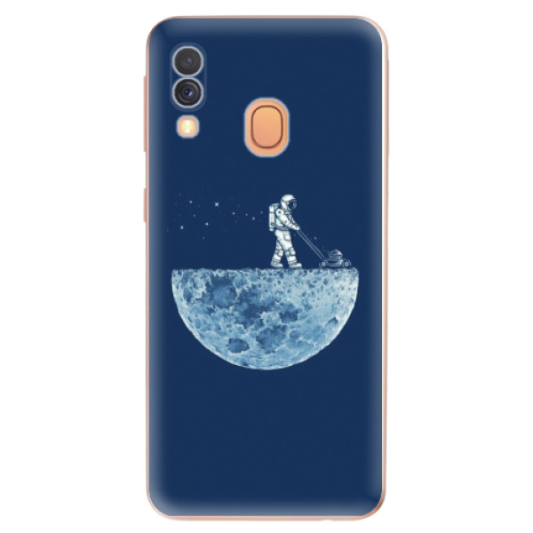 Odolné silikonové pouzdro iSaprio - Moon 01 - Samsung Galaxy A40
