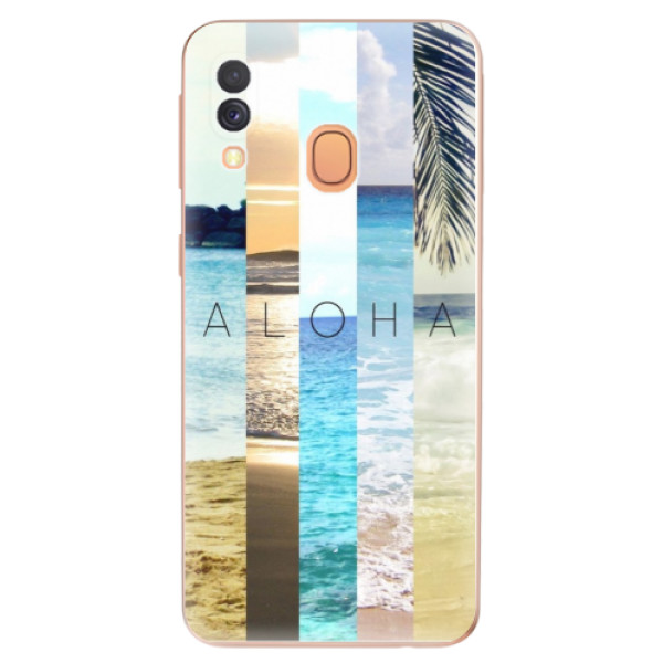 Silikonové odolné pouzdro iSaprio - Aloha 02 na mobil Samsung Galaxy A40 (Silikonový kryt, obal, pouzdro iSaprio - Aloha 02 na mobilní telefon Samsung Galaxy A40)