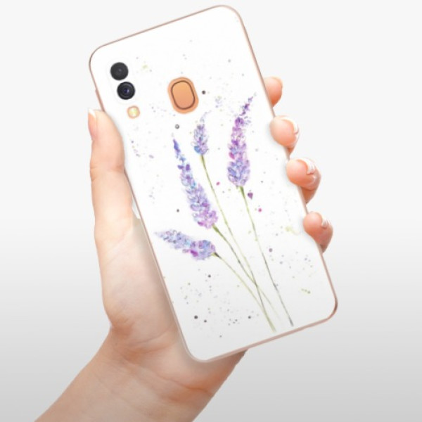 Silikonové pouzdro iSaprio - Samsung Galaxy A40 - Lavender