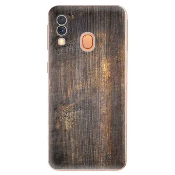 Odolné silikonové pouzdro iSaprio - Old Wood - Samsung Galaxy A40