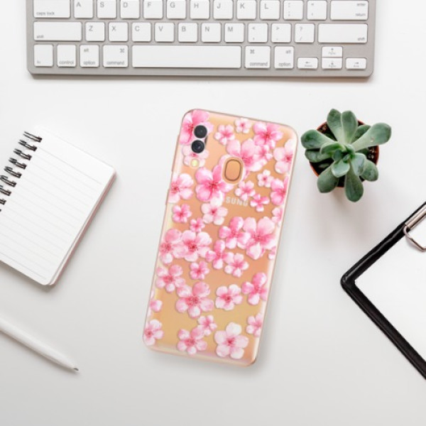 Silikonové pouzdro iSaprio - Samsung Galaxy A40 - Flower Pattern 05