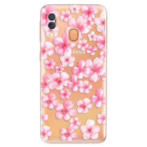 Silikonové pouzdro iSaprio - Samsung Galaxy A40 - Flower Pattern 05