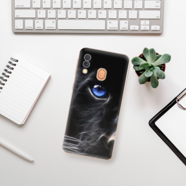 Silikonové pouzdro iSaprio - Samsung Galaxy A40 - Black Puma