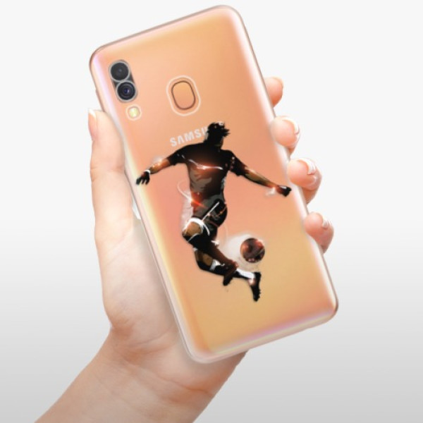Silikonové pouzdro iSaprio - Samsung Galaxy A40 - Fotball 01