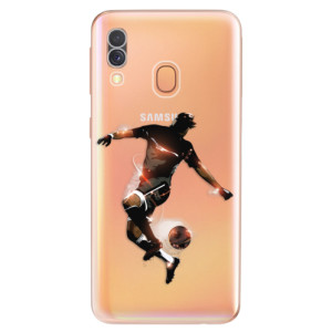 Silikonové pouzdro iSaprio - Samsung Galaxy A40 - Fotball 01