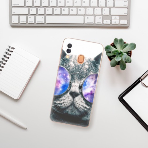 Silikonové pouzdro iSaprio - Samsung Galaxy A40 - Galaxy Cat