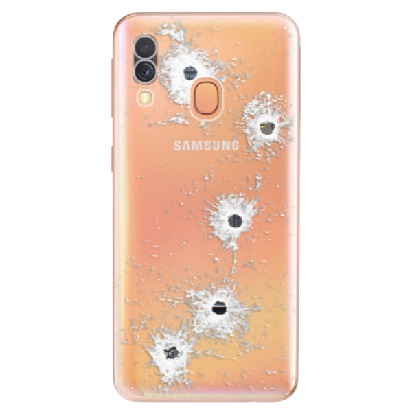Odolné silikonové pouzdro iSaprio - Gunshots - Samsung Galaxy A40