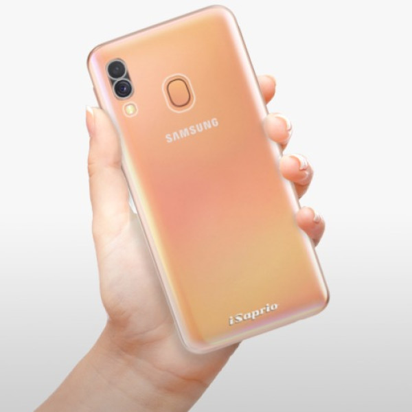Silikonové pouzdro iSaprio - Samsung Galaxy A40 - 4Pure čiré