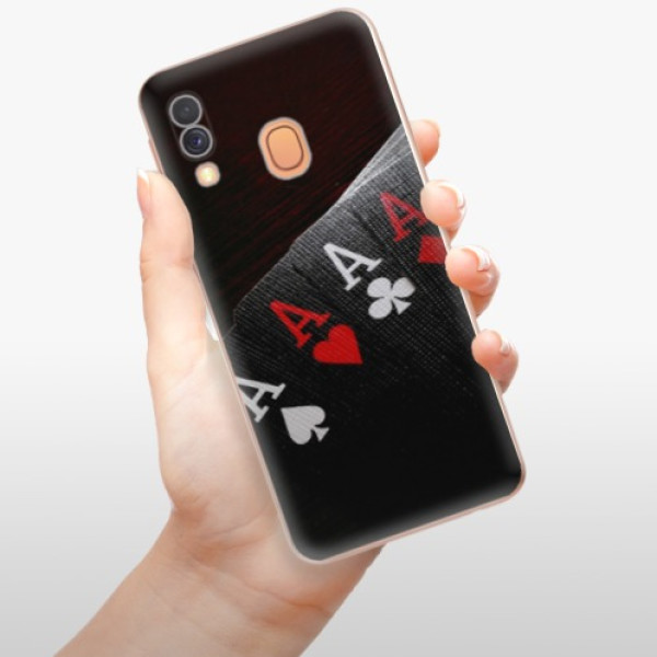 Silikonové pouzdro iSaprio - Samsung Galaxy A40 - Poker